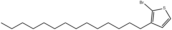 2-Bromo-3-tetradecylthiophene Struktur