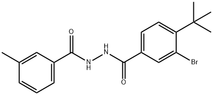 3-bromo-4-(tert-butyl)-N'-(3-methylbenzoyl)benzohydrazide Structure