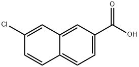 7-chloro-2-naphthoic acid, 5043-12-9, 结构式