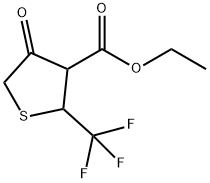 4-Oxo-2-trifluoromethyl-tetrahydro-thiophene-3-carboxylic acid methyl ester,51907-02-9,结构式