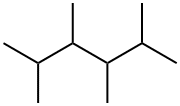 2,3,4,5-Tetramethylhexane. Struktur