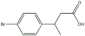 3-(4-bromophenyl)butanoic acid Structure