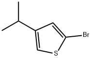 2-Bromo-4-(iso-propyl)thiophene 化学構造式