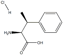 (2S,3S)-2-Amino-3-phenyl-butyric acid hydrochloride Structure