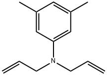 N,N-diallyl-3,5-dimethylaniline Struktur