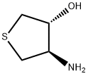 (3S,4S)-4-氨基四氢噻吩-3-醇 结构式