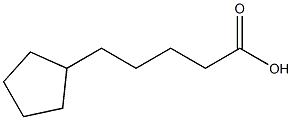 5-cyclopentylpentanoic acid Structure