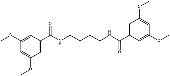 548455-77-2 N-{4-[(3,5-dimethoxybenzoyl)amino]butyl}-3,5-dimethoxybenzamide