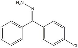 (E)-[(4-chlorophenyl)(phenyl)methylidene]hydrazine Structure