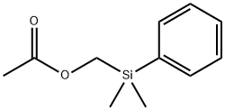 (dimethyl-phenyl-silyl)methyl acetate Structure