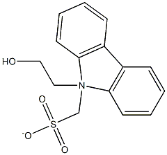 methanesulfonic acid 2-carbazol-9-ylethyl ester Structure