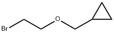 [(2-bromoethoxy)methyl]cyclopropane Structure