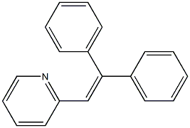 Pyridine, 2-(2,2-diphenylethenyl)-,5733-76-6,结构式