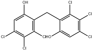 Phenol, 2,2'-methylenebis[3,4,5-trichloro- Structure
