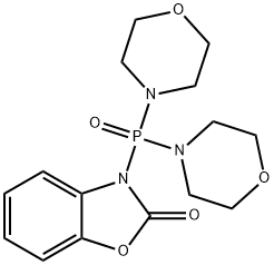 3-dimorpholin-4-ylphosphoryl-1,3-benzoxazol-2-one,59349-95-0,结构式