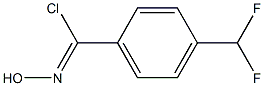 4-(二氟甲基)-N-羟基苯亚氨氯, 596095-16-8, 结构式