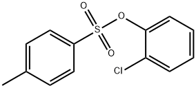 Benzenesulfonic acid, 4-methyl-, 2-chlorophenyl ester 化学構造式