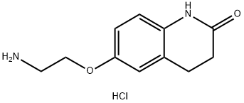 6-(2-氨基乙氧基)-1,2,3,4-四氢喹啉-2-酮盐酸 结构式