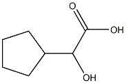 2-环戊基-2-羟基乙酸, 6053-71-0, 结构式