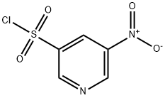 5-Nitropyridine-3-sulfonyl chloride Struktur