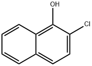 1-Naphthalenol, 2-chloro- 化学構造式