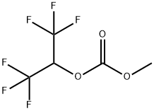 Hexafluoroisopropyl methyl carbonate 结构式