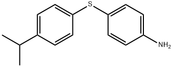 4-{[4-(丙烷-2-基)苯基]巯基}苯胺, 62248-50-4, 结构式