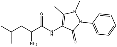 DL-Leucine-4-Antipyrineamide Structure