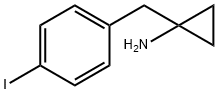 1-(4-Iodobenzyl)cyclopropanamine Struktur