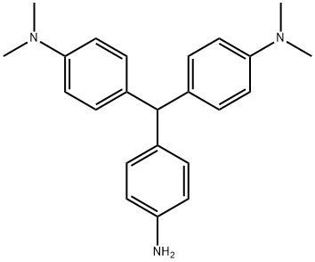 4-[bis(4-dimethylaminophenyl)methyl]aniline Structure