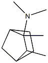 N,N,2,3-tetramethyl-2-norbornanamine 化学構造式