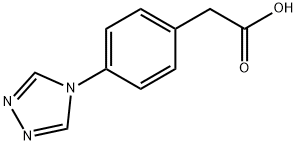 4-(1,2,4-triazol-4-yl)-phenylacetic acid,639863-89-1,结构式