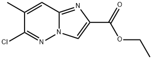 Imidazo[1,2-b]pyridazine-2-carboxylic acid, 6-chloro-7-methyl-, ethyl ester,64068-03-7,结构式