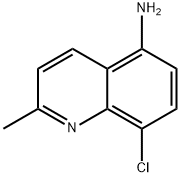 8-Chloro-2-methyl-5-quinolinamine Struktur