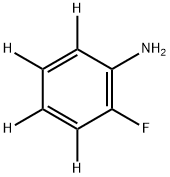 2-Aminofluorobenzene-3,4,5,6-d4 Struktur