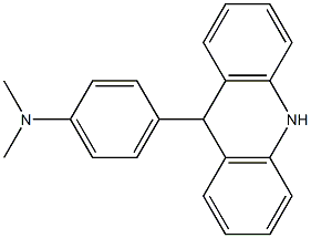 4-(9,10-dihydroacridin-9-yl)-N,N-dimethylaniline 化学構造式