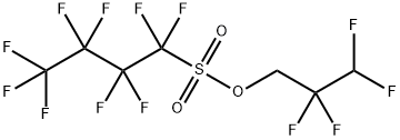 2,2,3,3-Tetrafluoropropyl nonafluorobutanesulfonate 结构式