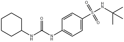 N-(tert-butyl)-4-{[(cyclohexylamino)carbonyl]amino}benzenesulfonamide Structure