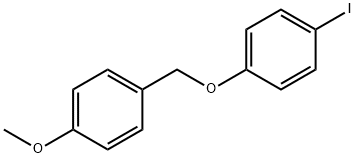 4-[(4-甲氧基苯基)甲氧基]碘苯, 682756-44-1, 结构式
