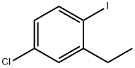 4-chloro-2-ethyl-1-iodobenzene 化学構造式