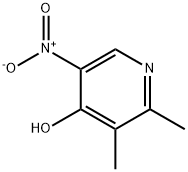 2,3-二甲基-5-硝基吡啶-4-酚, 68707-72-2, 结构式