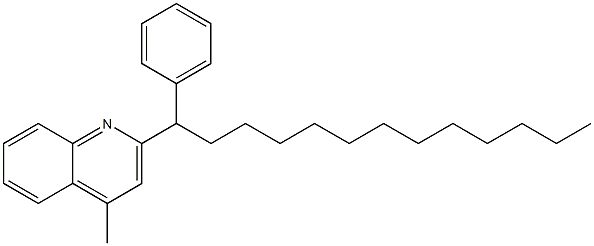 2-(Dodecylbenzyl)-4-methylquinoline Structure