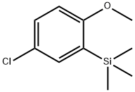 Benzene, 4-chloro-1-methoxy-2-(trimethylsilyl)- Struktur
