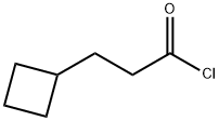 3-cyclobutylpropanoyl chloride 化学構造式