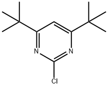 2-chloro-4,6-di(tert-butyl)pyrimidine Struktur