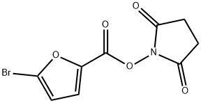 1-[(5-bromo-2-furoyl)oxy]-2,5-pyrrolidinedione Structure