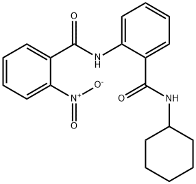 N-{2-[(cyclohexylamino)carbonyl]phenyl}-2-nitrobenzamide|