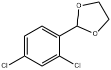 2-(2,4-二氯苯基)-1,3-二氧戊环 结构式