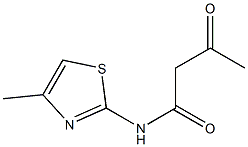 N-(4-methyl-1,3-thiazol-2-yl)-3-oxobutanamide,7145-38-2,结构式