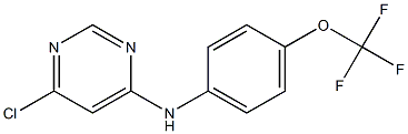 (6-chloro-pyrimidin-4-yl)-(4-trifluoromethoxy-phenyl)-amine|6-氯-N-(4-(三氟甲氧基)苯基)嘧啶-4-胺